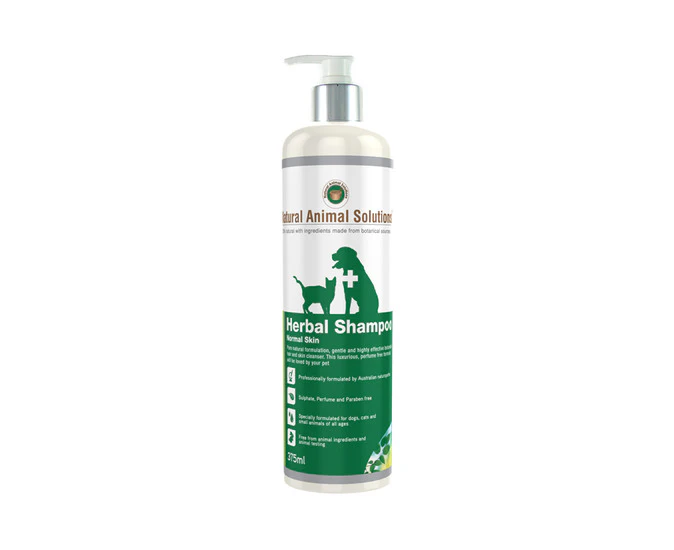 Natural Animal Solutions Herbal Shampoo for Cats & Dogs with Normal Skin 375ml