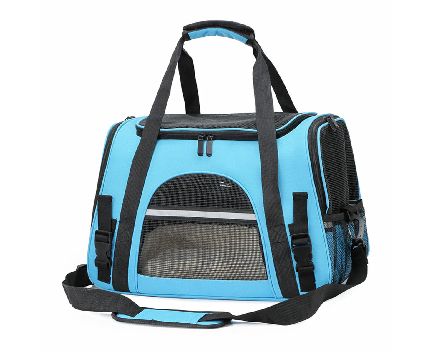 Pet Travel Bag Portable Foldable Washable For Cats Dogs,Blue