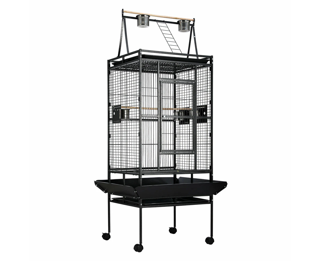 Bird Cage Pet Aviary Travel Stand Budgie Parrot Toys Large - 173cm