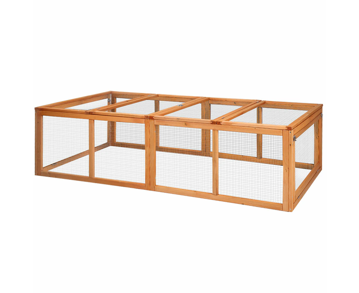 Wooden Pet Rabbit Hutch Chicken Coop Cage