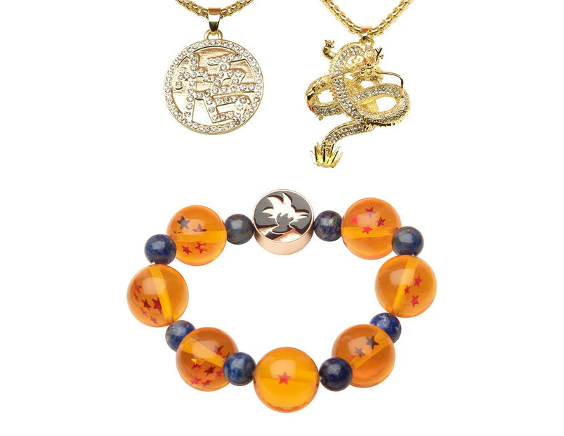 Dragon Ball Z - Dragon Ball Necklace & Bracelet Gift Set