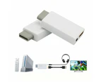 Wii HDMI Adapter 1080p Wii to HDMI Converter 3.5mm Adapter Audio HD Video Output