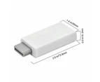 Wii HDMI Adapter 1080p Wii to HDMI Converter 3.5mm Adapter Audio HD Video Output