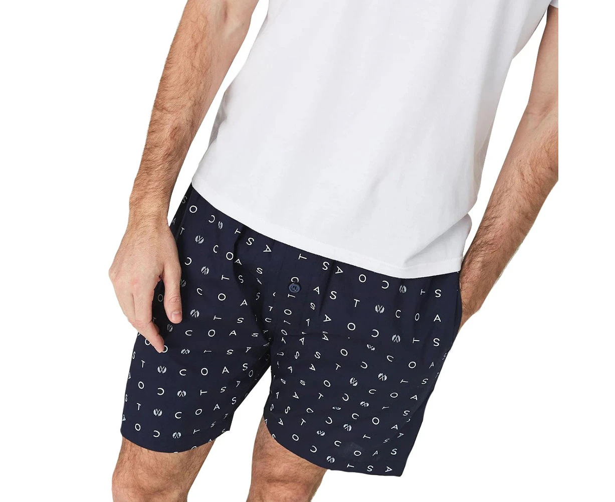 Coast Signature Essential Poplin Sleep Shorts 19CCS336 Navy