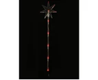 Multi Colour LED North Star Solar Powered Christmas Path Lights - 4 x 48cm