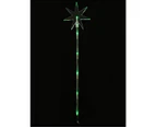 Multi Colour LED North Star Solar Powered Christmas Path Lights - 4 x 48cm