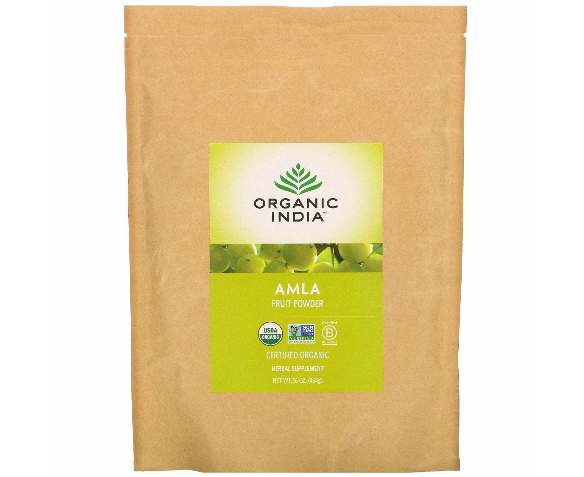 Organic India, Amla Fruit Powder, 16 oz (454 g)