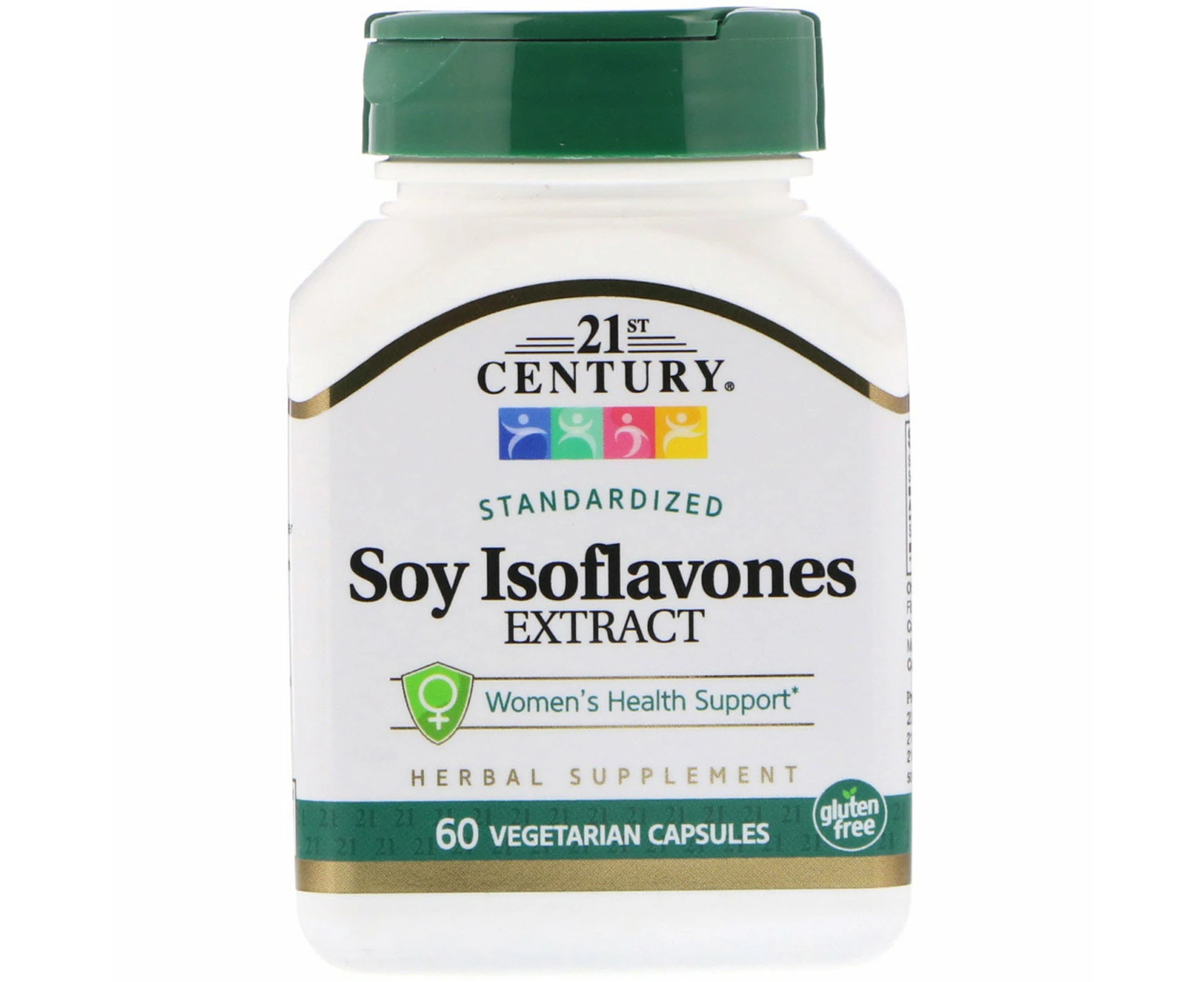 21st Century, Soy Isoflavones Extract, Standardized, 60 Vegetarian Capsules