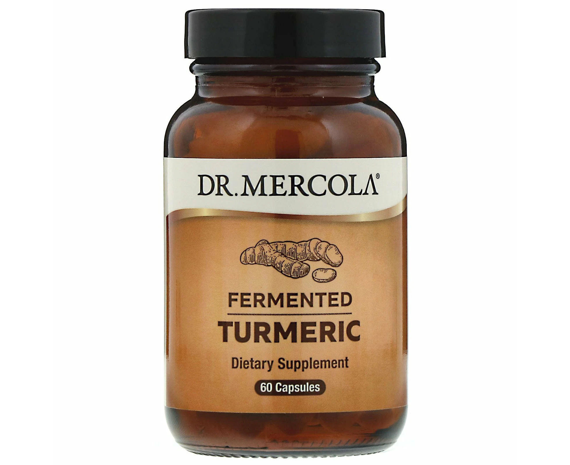 Dr. Mercola, Fermented Turmeric, 60 Capsules