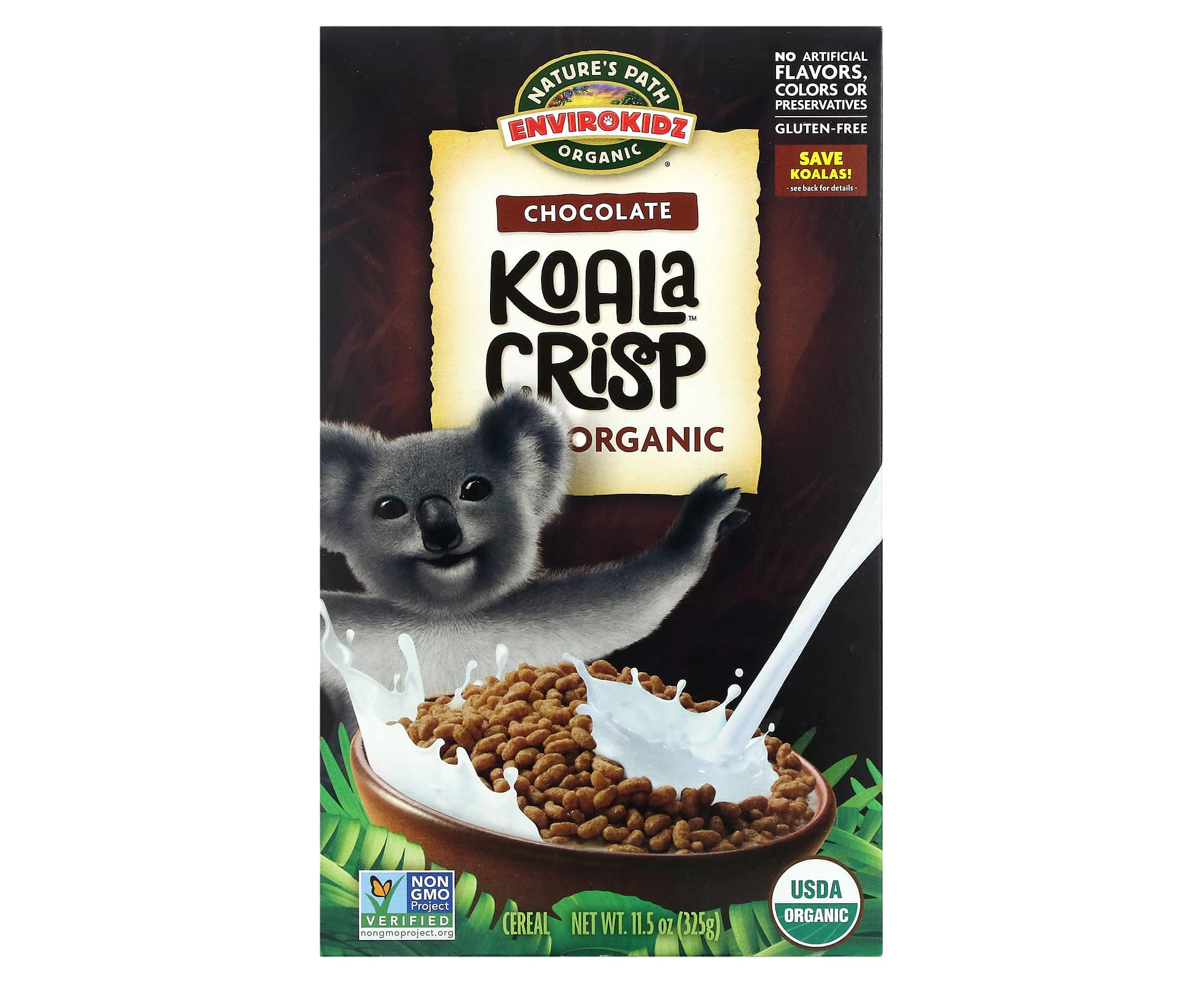 Nature's Path, EnviroKidz, Organic Chocolate Koala Crisp Cereal, 11.5 oz (325 g)