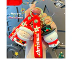 Christmas Keychain Purse Bag Backpack Charm Pendant Keychain Christmas Accessories Gift for Girl