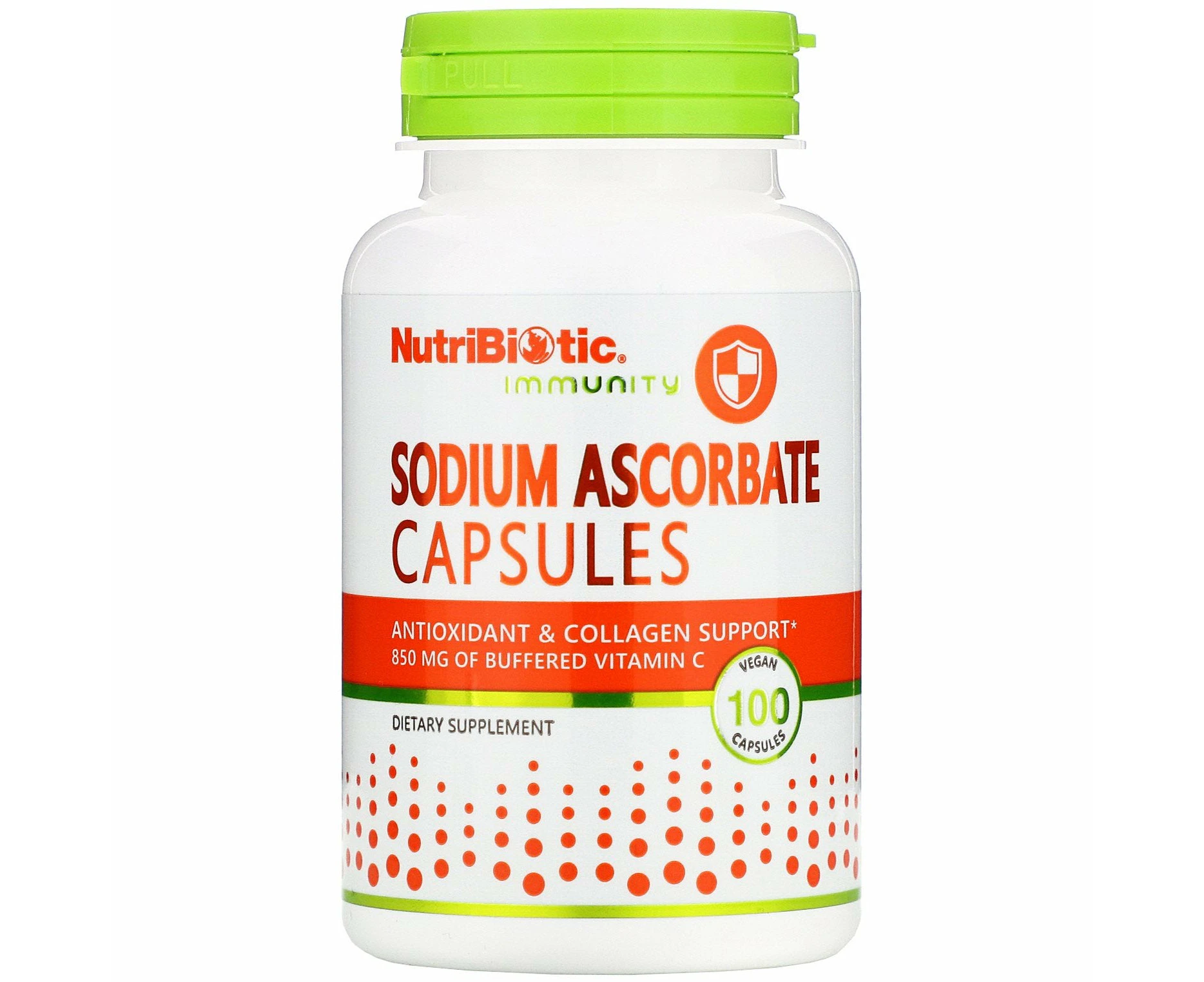 NutriBiotic, Immunity, Sodium Ascorbate, 100 Vegan Capsules