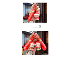 Christmas keychain Crystal Santa Christmas Tree Snowman Bell Kitten keychain Christmas Accessories For Women