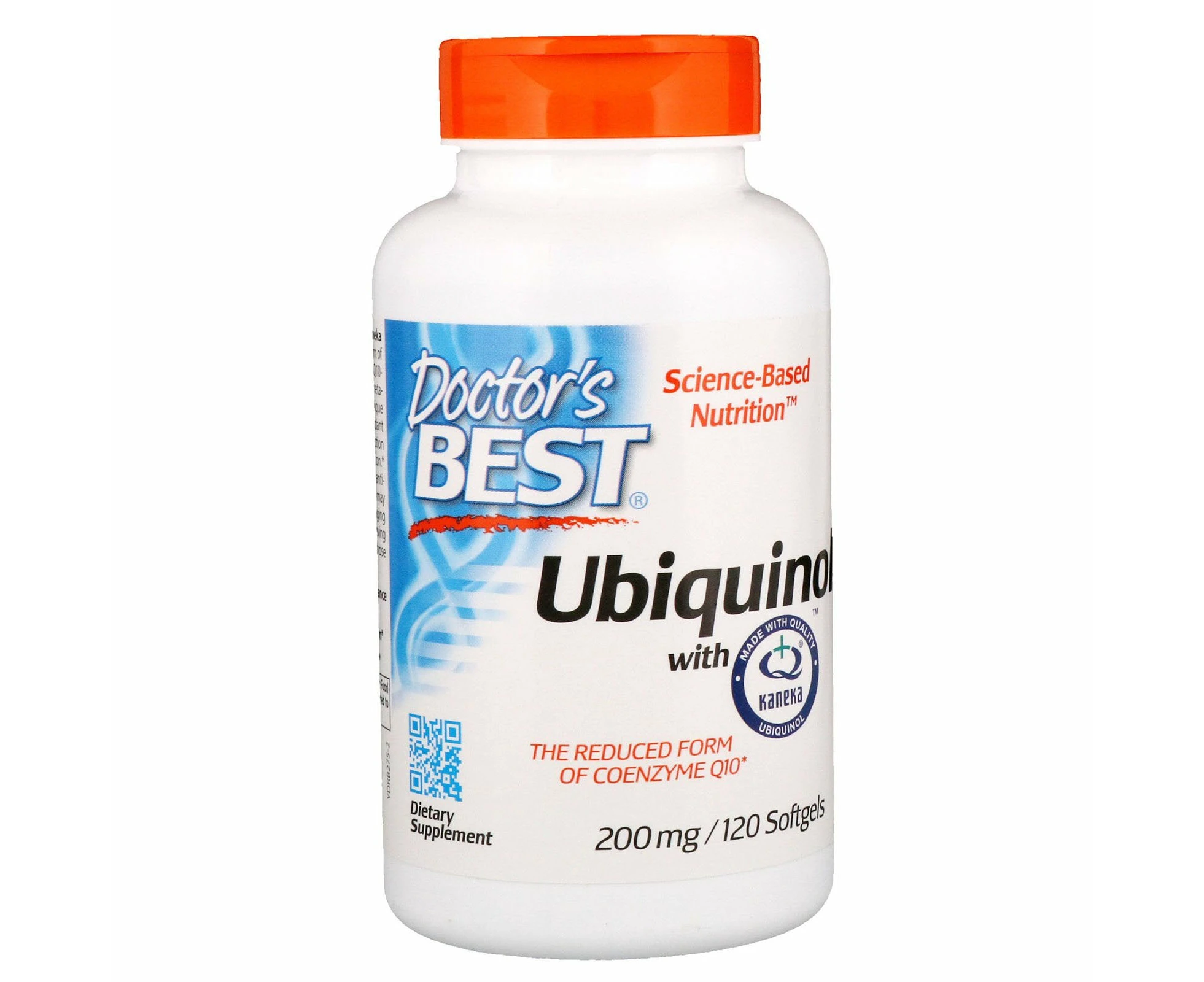 Doctor's Best, Ubiquinol with Kaneka, 200 mg, 120 Softgels