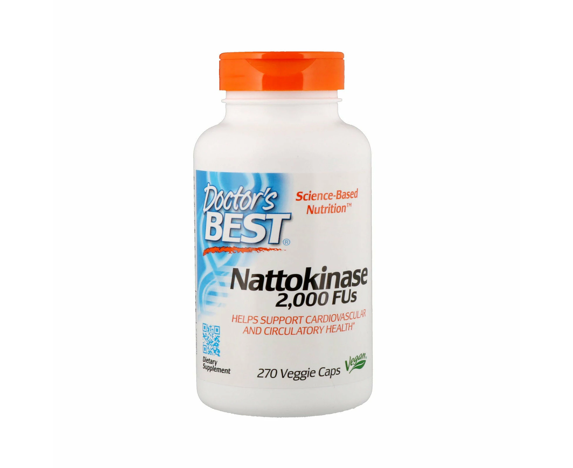 Doctor's Best, Best Nattokinase, 2,000 FUs, 270 Veggie Caps