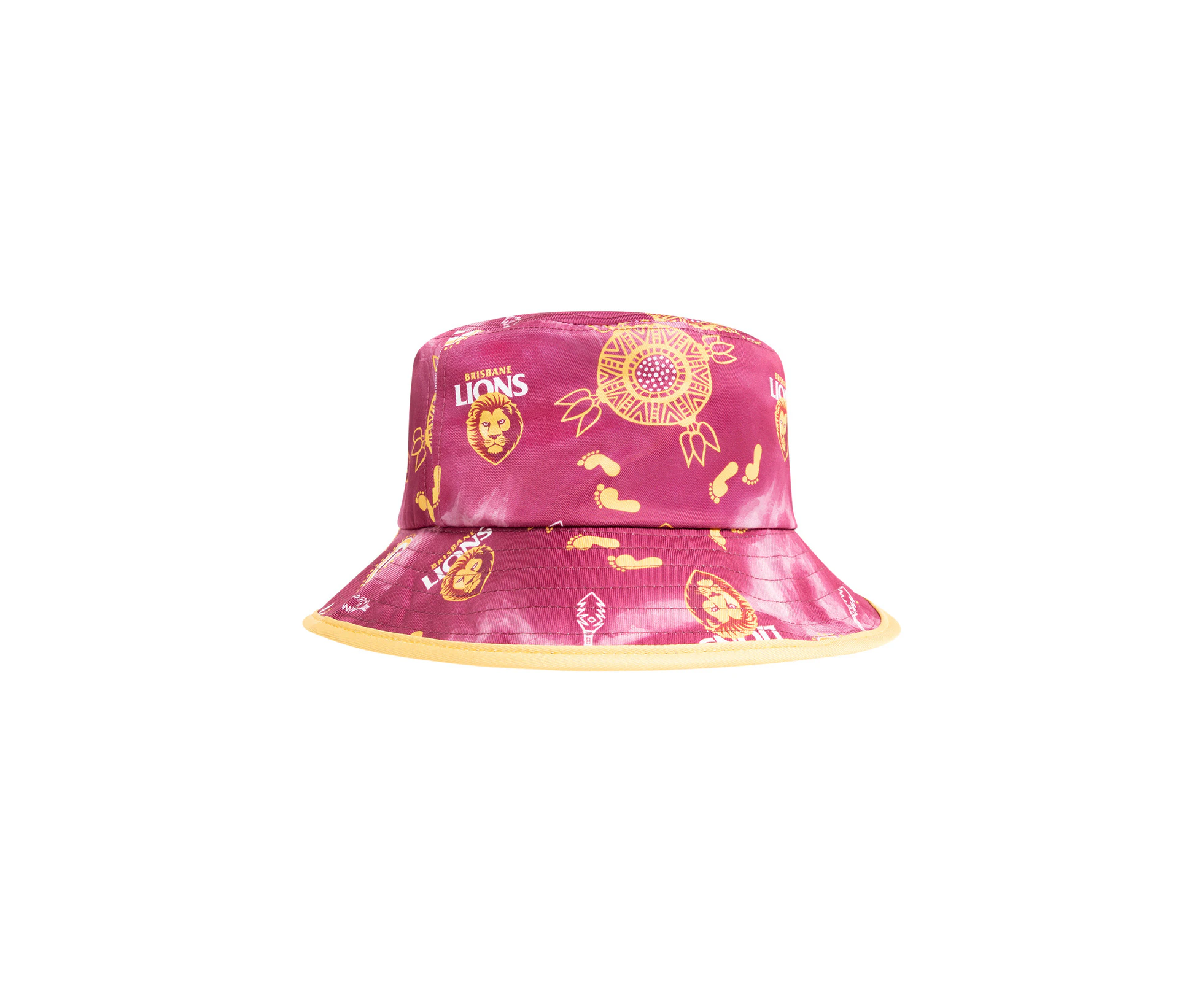 Brisbane Lions AFL Indigenous Bucket Hat Cap!