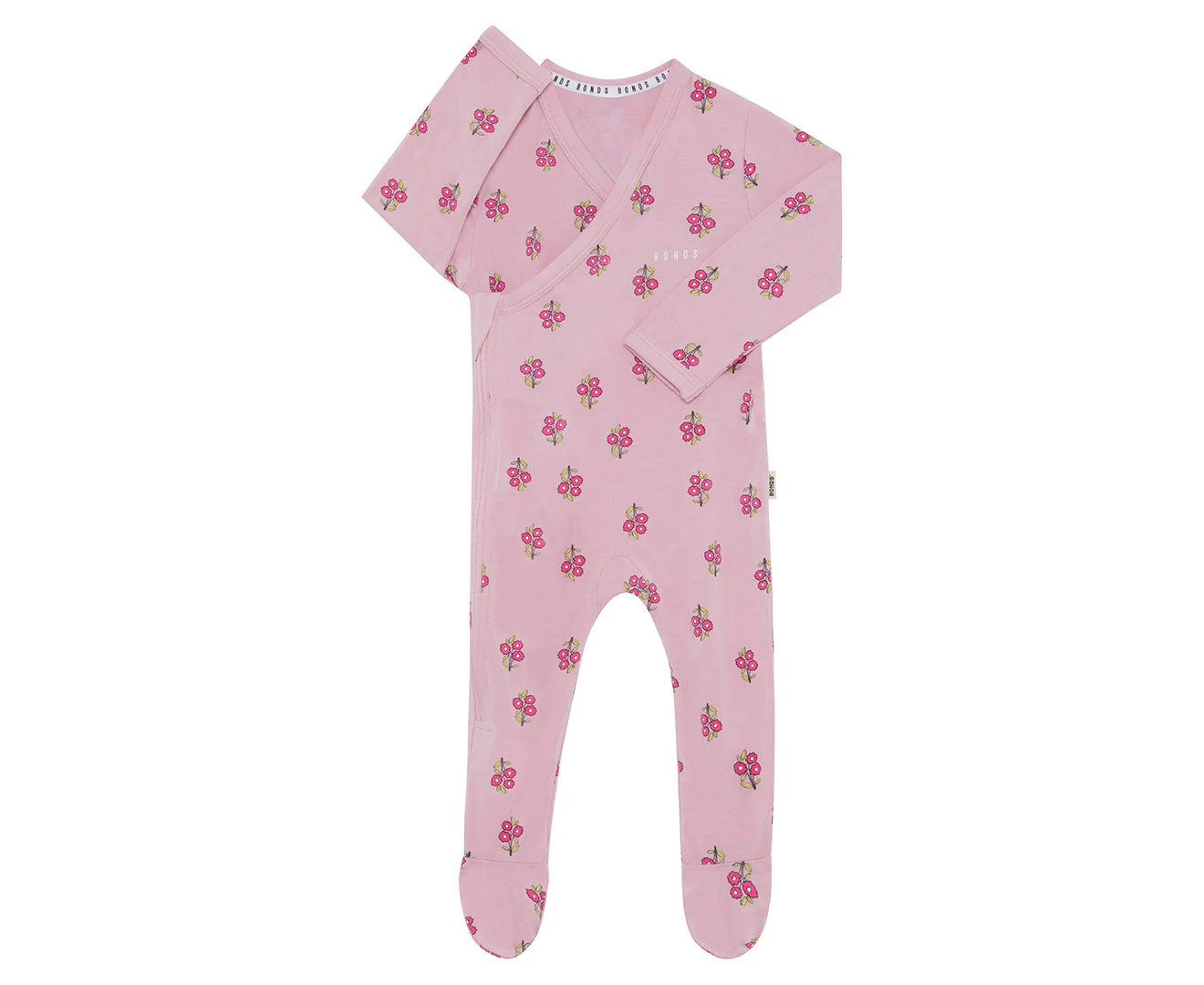 Bonds Baby Newbies Zippy Suit - Wild Blooms Pink