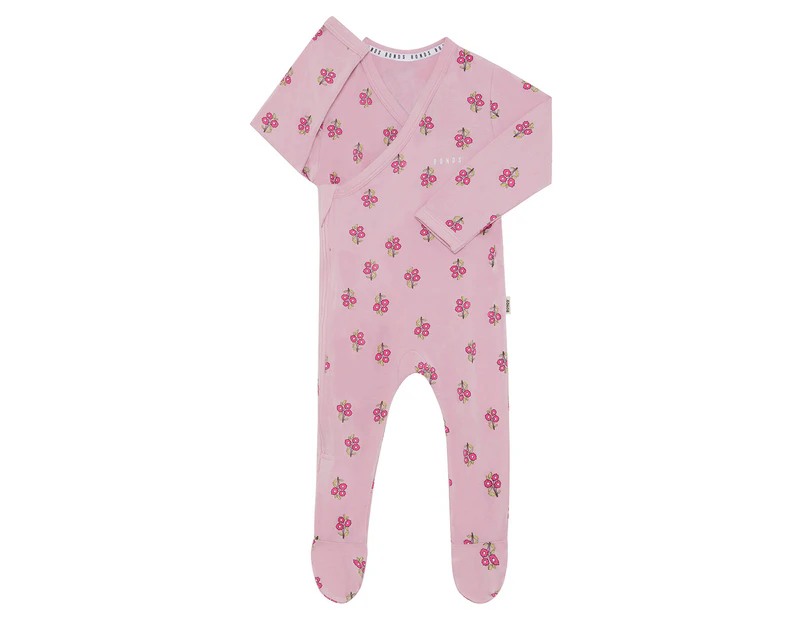 Bonds Baby Newbies Zippy Suit - Wild Blooms Pink