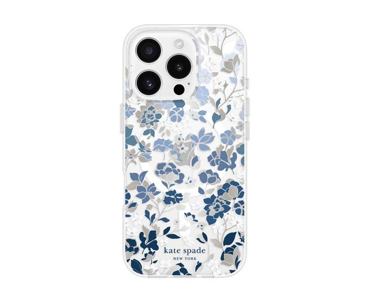 Kate Spade Flowerbed Blue for iPhone 16 Pro Max