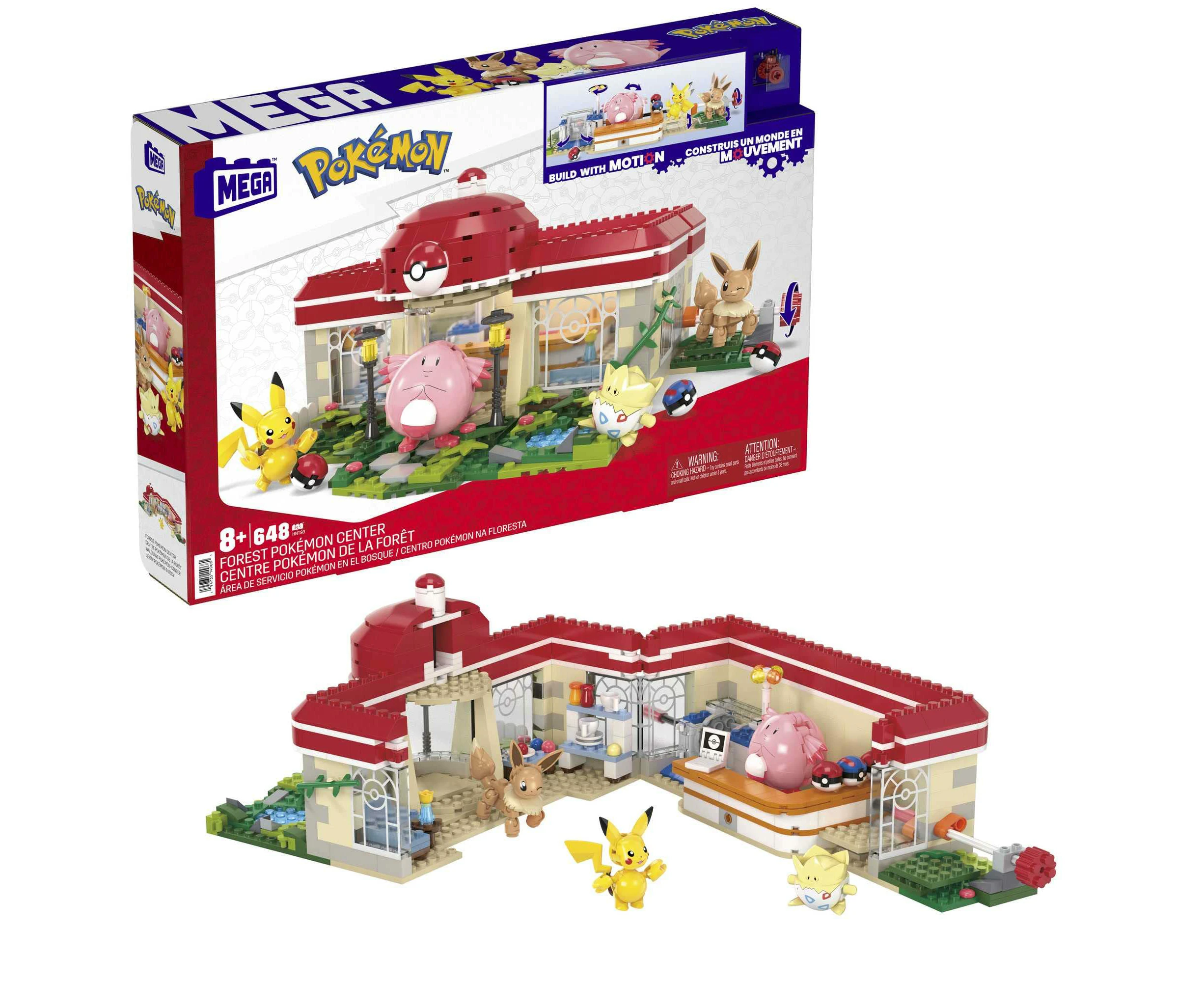 Mega Construx Pokémon Forest Pokémon Center: Build A Wilderness Healing Haven For Injured Pokémon!