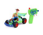 Jada Toy Story 4 Turbo Buggy Rc Vehicle: 1:24 Scale Radio Control Buggy With Woody At The Wheel!