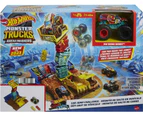 Hot Wheels Monster Trucks Car Jump Event: Host Your Monster Truck Show! Launch Trucks Over Crushed Cars!