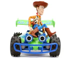 Jada Toy Story 4 Turbo Buggy Rc Vehicle: 1:24 Scale Radio Control Buggy With Woody At The Wheel!