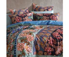 Logan and Mason 250TC Decorah Multi Cotton Sateen Quilt Cover Set