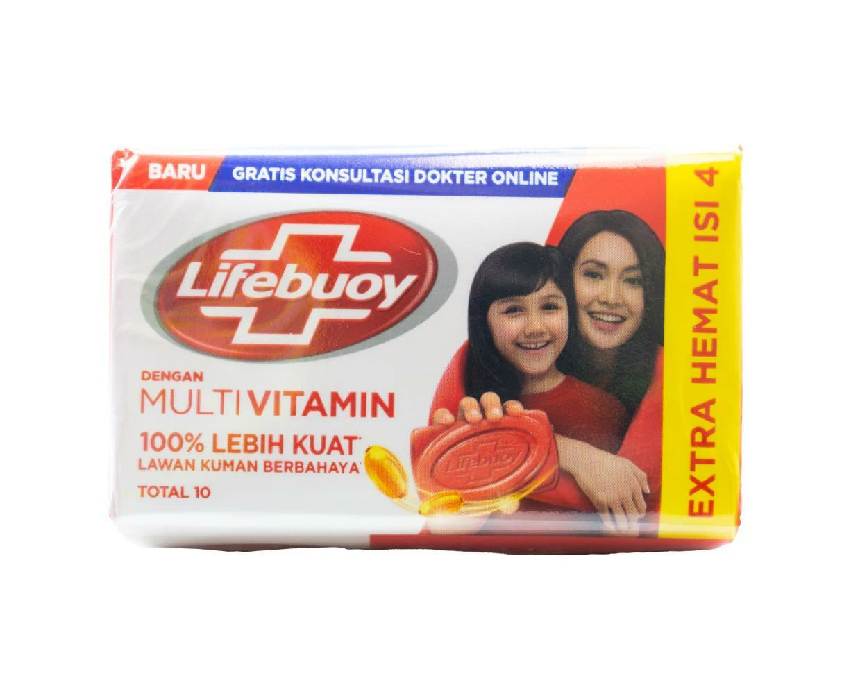 Lifebuoy 100g Soap Bars with Multivitamin Pack of 4's