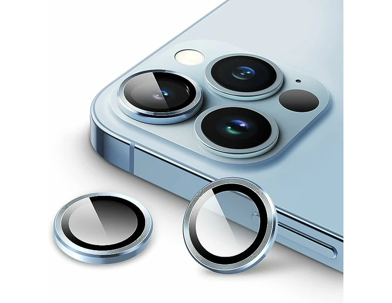 Phonix Camera Lens Protector For Iphone 16 Pro / 16 Pro Max Individual Ring Cover (tempered Glass)