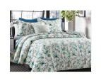 Patchwork Bed Quilt Island Dreams Coverlet Large Throw 135x180cm