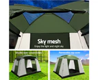 Camping Tent 6 Person Tents Family Hiking Dome Outdoor Portable Instant Shade 405x310x200 cm