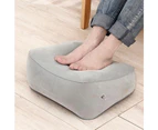 Inflatable Foot Rest Airplane Footrest Footstool for Home Travel