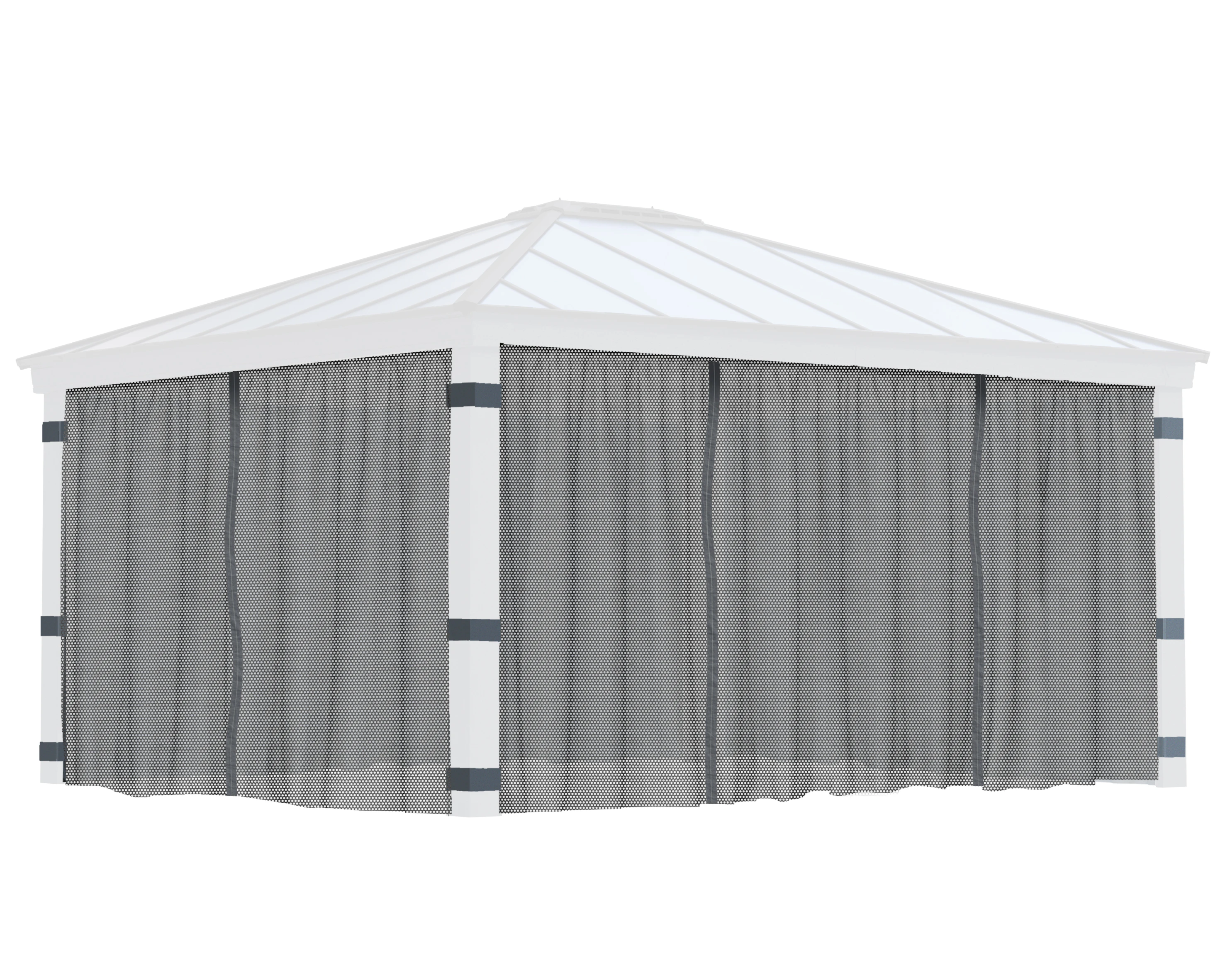 CANOPIA | Netting Set for Dallas 4.9X4.3 Garden Gazebo. Netting Set Only.