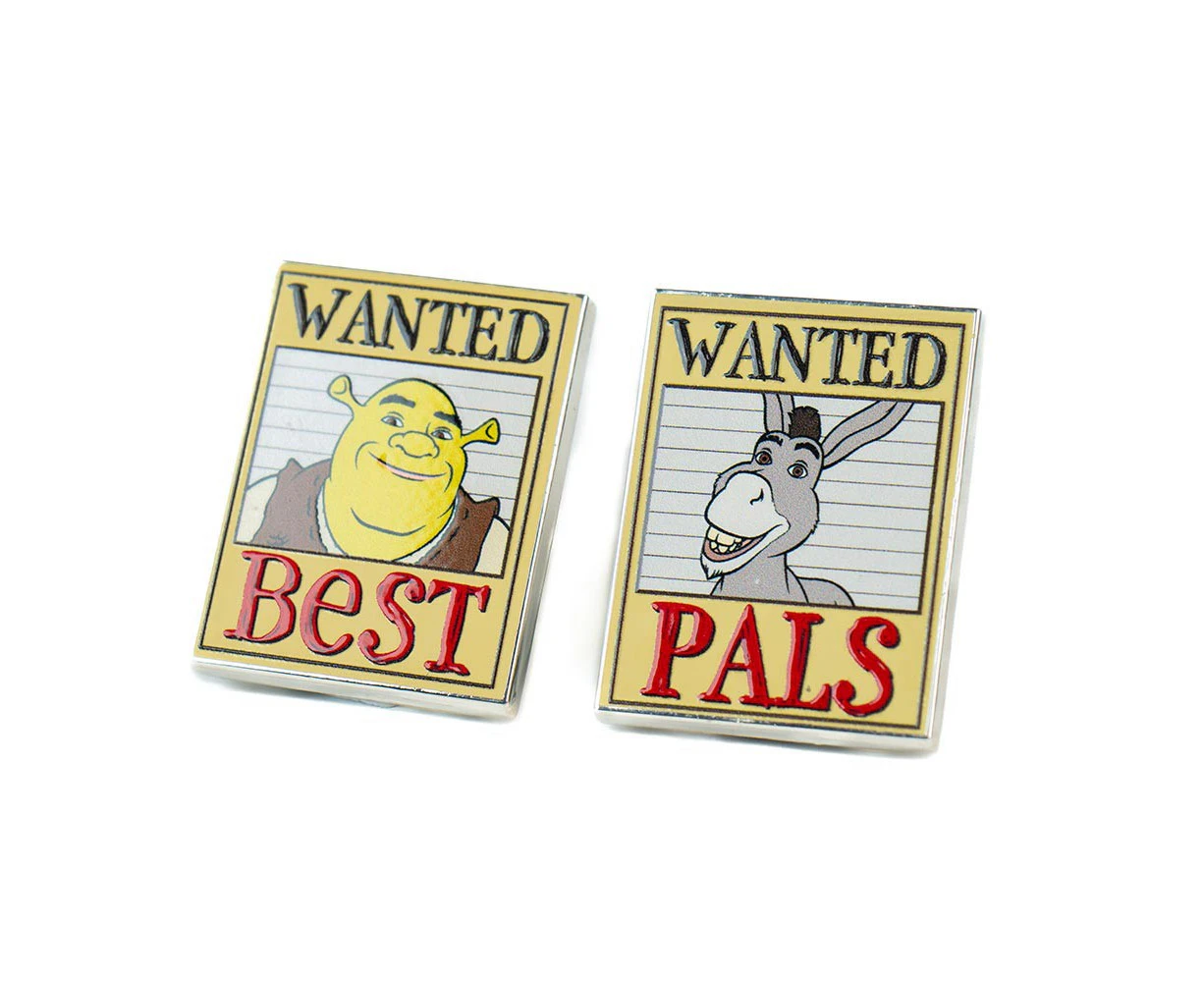 Shrek - Wanted Shrek and Donkey Best Pals Pin 2-Pack