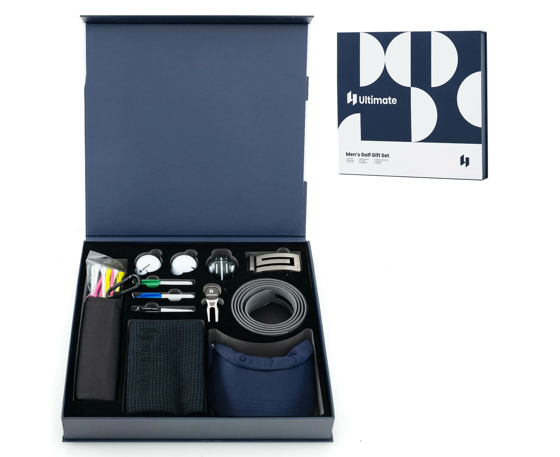 Costway Men Complete Golf Accessories Set Hi-End Golf Gift Box for Golf Lovers