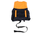 Adult Life Jacket Made of Polyester Universal Swimming Drifting Ski Vest Orange XXL (180-185CM) Bear Up to 110 kg Weight