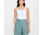 Target Linen Blend Shorts