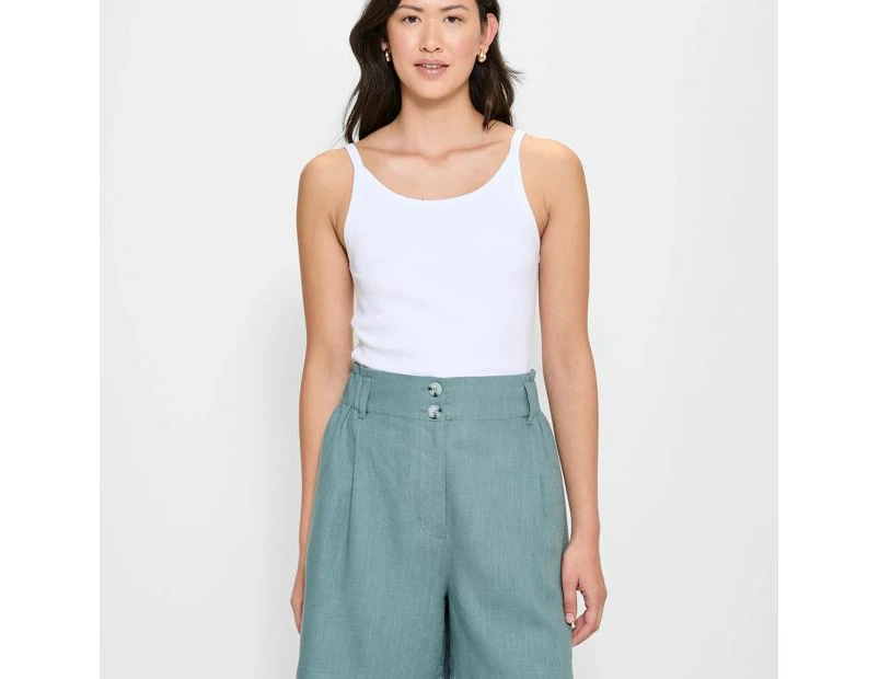 Target Linen Blend Shorts