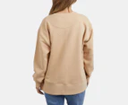 Foxwood Women's Carnation Crew Sweatshirt - Sesame