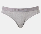 Tommy Hilfiger Women's Cotton Bikini Briefs 3-Pack - Grey/Red/Navy