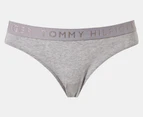 Tommy Hilfiger Women's Cotton Hipster Briefs 3-Pack - Grey/White/Black