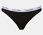 Calvin Klein Women's Carousel Bikini Briefs 3-Pack - Black/Grey Heather/Nymph's Thigh