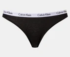 Calvin Klein Women's Carousel Bikini Briefs 3-Pack - Black/Grey Heather/Scattered Leopard