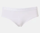 Tommy Hilfiger Women's Cotton Hipster Briefs 3-Pack - Grey/White/Black