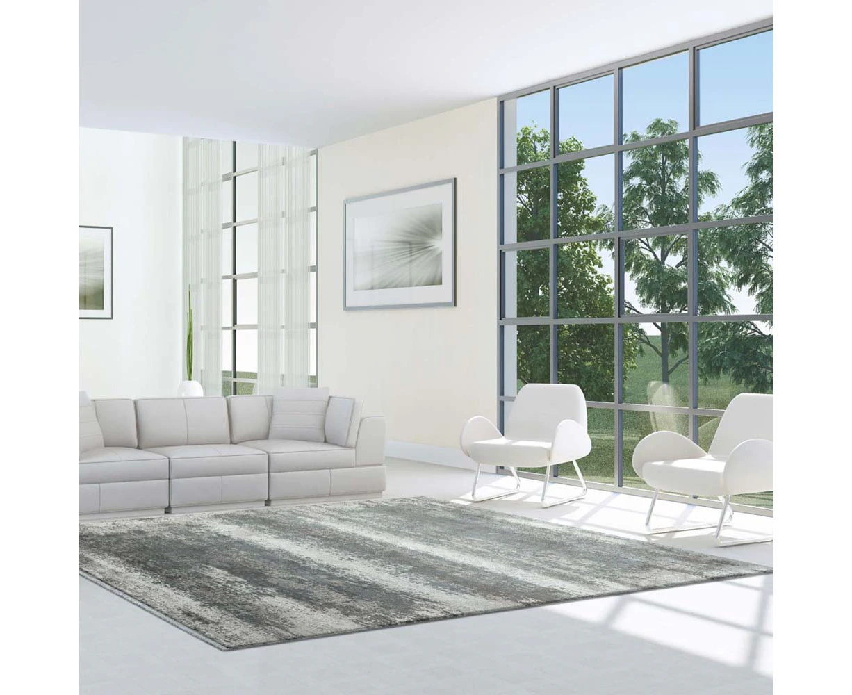 Cambridge Grey Contemporary Rug