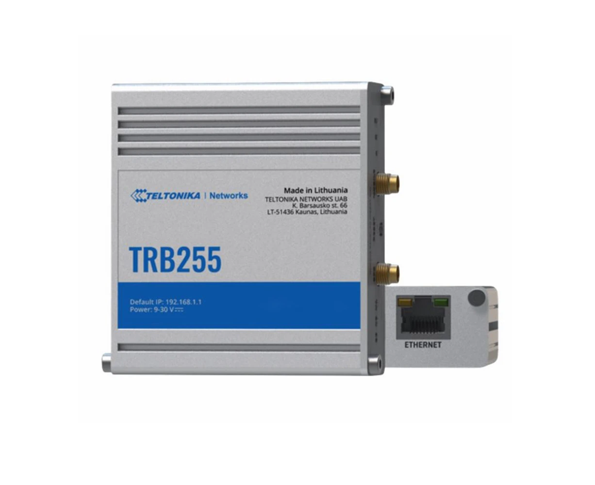 Teltonika TRB255 - Industrial Gateway equipped with a number of Input/Output, Serial, Ethernet ports and LPWAN modem