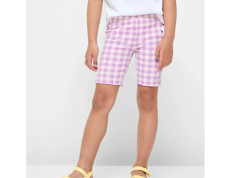 Target Lettuce Hem Rib Bike Shorts