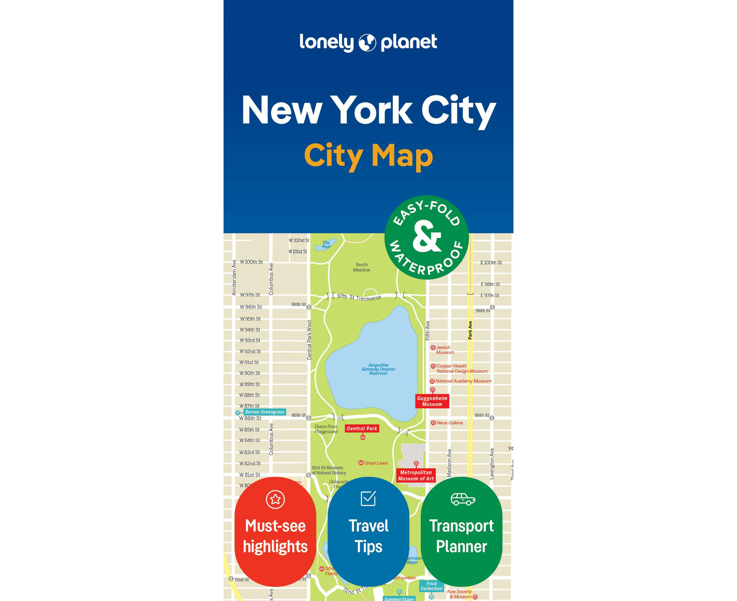 Lonely Planet New York City Map