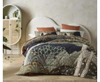 Accessorize Forest Linen Cotton Printed 3 Piece Comforter Set